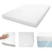 Mendler 10cm Memoryfoam-Matratzentopper MCW-E63, Topper Matratzenauflage Matratzenschoner 140x200cm Viscoschaum