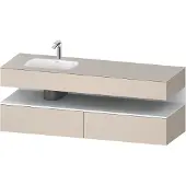 Duravit Einbauwaschtisch-Möbel-Set Qatego 160x50x60cm, Kon-WTU, B, B l, w m/ta m