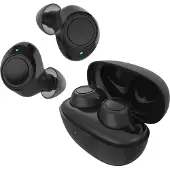 FIXED Kabellose In-Ear-Kopfhörer Buds, Bluetooth 5.3, USB-C, Schwarz
