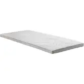 HOME DELUXE - Topper NAPPER - Viskoelastik- und Komfortschaum, 90 x 200 cm, Wendbarer Stretch-Doppeltuch-Bezug I Matratzenschoner, Viscoauflage, Matratzentopper
