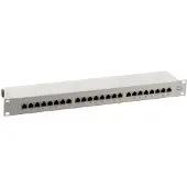PROCABLE Patchpanel STP 24xRJ45 Cat.6A, 19" 1HE, schwarz