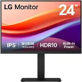 LG 24BA55W-B, 61 cm (24"), 1920 x 1200 Pixel, WUXGA, 5 ms, Schwarz