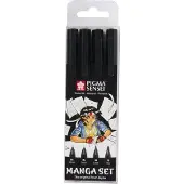 Sakura Manga Pigma Sensei Black 4er-Set