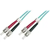 Digitus LWL Multimode OM 3 Patchkabel, ST / ST, 10 m, I-VH, OM3, ST, ST
