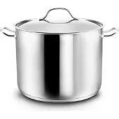 KOPF XXL Induktion Kochtopf Gigantos, Ø 24 cm, Höhe 20 cm, 9 Liter, Edelstahl