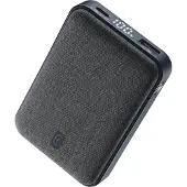 Cellularline Power Bank Glam, 10000 mAh, Schwarz