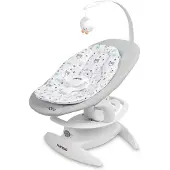 Caretero , NOCO Baby Wippe, Babywippe Elektrisch, Babyliege 0-12 Monate, Grau