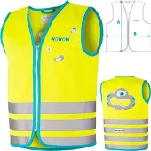 Wowow - Crazy Jacket fluoreszierende Jacke, gelb S (Kind)