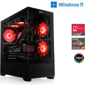 CSL-Computer Gaming PC, AMD Ryzen 7 7800X3D, 4200 MHz, Radeon RX 9070 XT, 32 GB DDR5, 2000 GB, Windows 11 Home, USB 3.2 | M12210H