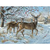 Cobble Hill Puzzle Hirsche im Winter 500 Teile