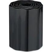 Relaxdays Rasenkante, 20 cm x 9 m, zur Beeteinfassung & Umrandung von Wegen, flexibles Rasenband, Kunststoff, schwarz