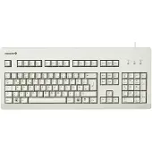 Cherry G80-3000 - Tastatur - PS/2, USB - USA - Hellgrau