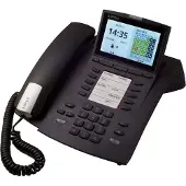 AGFEO ST 45, Analoges Telefon, 1000 Eintragungen, Anrufer-Identifikation, Schwarz