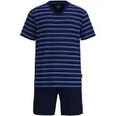 Götzburg Pyjama Casual Bequem sitzend Shorty Klima Aktiv