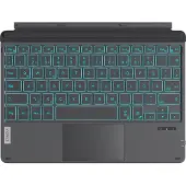Inateck Surface Tastatur,für Surface Go 4 (2023), Surface Go 3/2/1 Gen,Bluetooth 5.3, 7-Farbige Hintergrundbeleuchtung mit Touchpad