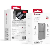 Forcell Powerbank kompatibel mit MagSafe F-Energy SuperSlim F10K8 QC4.0 PD3.0 15W 10000 mAh grey