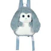 GIPSY TOYS Plüschrucksack – Blau-weißes Kaninchen, 30 cm