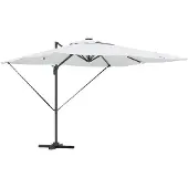 Syfax Sonnenschirm Sand 286 x 284 x 270 cm Aluminium und Polyester