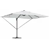 Syfax Sonnenschirm Sand 352 x 251 x 265 cm Polyester und Aluminium