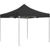 Syfax Profi-Partyzelt Faltbar Aluminium 2x2 m Anthrazit