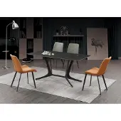 AEA Designer Esstisch Tisch Esszimmer Wohnzimmer Design Tische 180x90cm Edelstahl