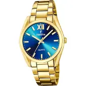 Festina Herren Uhr Casual Edelstahl Armbanduhr gold D2UF20640/8
