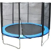 Springos Trampolin-Set mit Schutznetz 366 cm