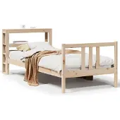 Syfax Bettgestell mit Kopfteil ohne Matratze 75x190 cm