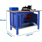 Simonwork (bancos De Trabajo) Bt6 Pro Werkbank 865x1500x750 Mm