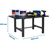 Simonwork (bancos De Trabajo) Bt6 Metallregal 830x1800x730 Mm
