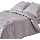 Homescapes Bettwäsche Set grau, Fadendichte 330, 240 x 220 cm