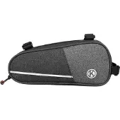System-S Fahrrad Tasche wasserfest Dreiecktasche Rahmentasche Triangeltasche Grau