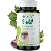 Biostile Crystal Vision – Verbessert Sehvermögen mit Vitaminen und Traubenkernextrakt