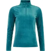 Protest Skipullover Gail 1/4 Zip Active Top Damen Rainstorm Blue-M