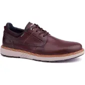 Pikolinos für Herren. M8D-4292C1 Dunkelbraune Bilbao-Lederschuhe (44), Wohnung, Schnürsenkel, Lässig