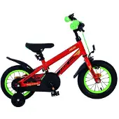 Volare Rocky Kinderfahrrad - Jungen - 12 Zoll - Rot