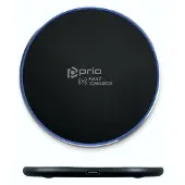 Prio Fast Charge Wireless Charger 15W (USB-C) - Schwarz