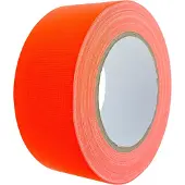 Varivendo Leuchtendes Gewebeband neon-orange 50mm x 25m für Events & Dekoration – Starker Halt, vielseitig einsetzbar