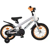 Volare Rocky Kinderfahrrad 14 Zoll, Grau