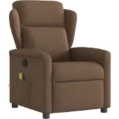 Syfax Massagesessel Braun Stoff