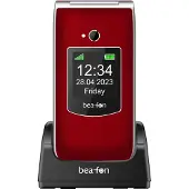 Beafon SL605, Klappgehäuse, Single SIM, 6,1 cm (2.4"), 1,3 MP, 1050 mAh, Rot