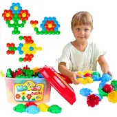 Technok Mosaik-Bausteine 52 Teile Puzzle Farben Set