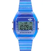 Adidas Uni Uhr DIGITAL TWO CRYSTAL Silikon blau AOST25537