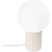 Sollux Tischlampe HALO beige 1xG9 8W Aluminium/Glas 19x12x12cm
