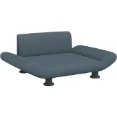 Syfax Hundebett Dunkelgrau 70x45x28 cm Stoff