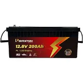 Perfektium Batterie PL LiFePO4 12.8V 200Ah Smart BMS & LCD Bildschirm
