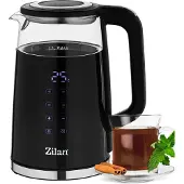 Zilan Wasserkocher Küchen Elektrogeräte Doppelwandig Digitalanzeige Warmhaltefunktion Effizient
