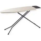 Sensahome Bügelbrett – Klappbarer Bügeltisch mit Dampfeinheitshalter – 125×45cm – Taupe