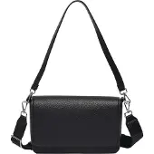 s.Oliver Umhängetasche Crossbody Bag With Flap Grey / Black schwarz