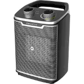 Rowenta Intense Comfort SO9330F0, Elektrischer Raumheizlüfter, Keramik, IP20, Drinnen, Tisch/Bank, Flur, Schwarz, Silber